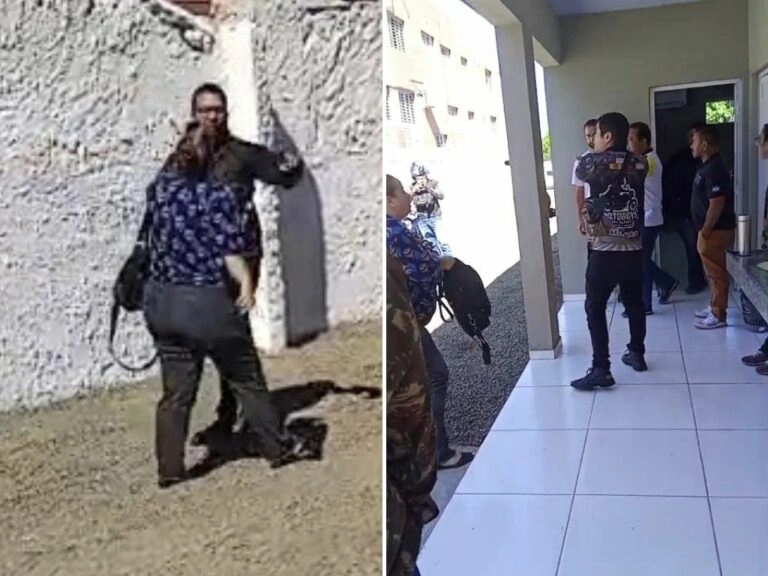 Raquel Jales e Érico Luiz em discussão
