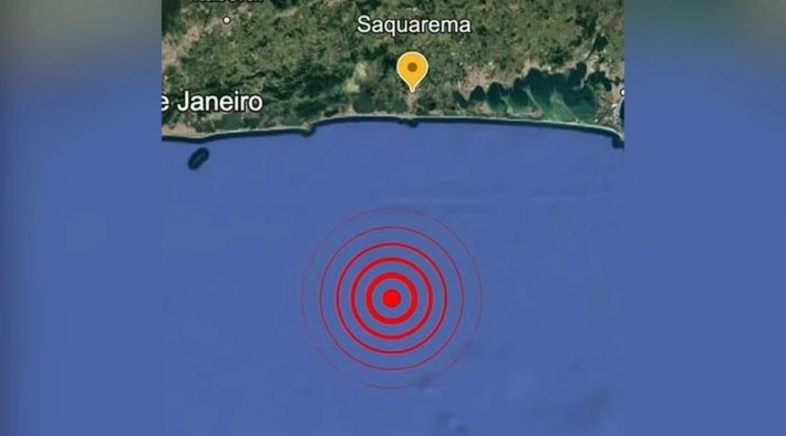 Tremores de terra de baixa magnitude foram registrados na última sexta-feira (26) na costa do estado do Rio de Janeiro