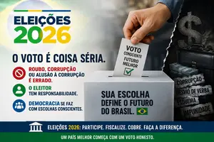 Banner eleições 2026 eleitor tem responsabilidade (Foto: Revista40graus)
