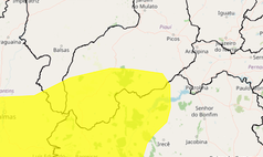 Inmet emite alerta de perigo potencial para baixa umidade em 40 cidades do Piauí