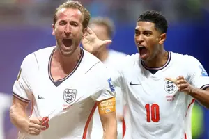 Harry Kane comemora gol contra o Congo (Foto: Reuters)