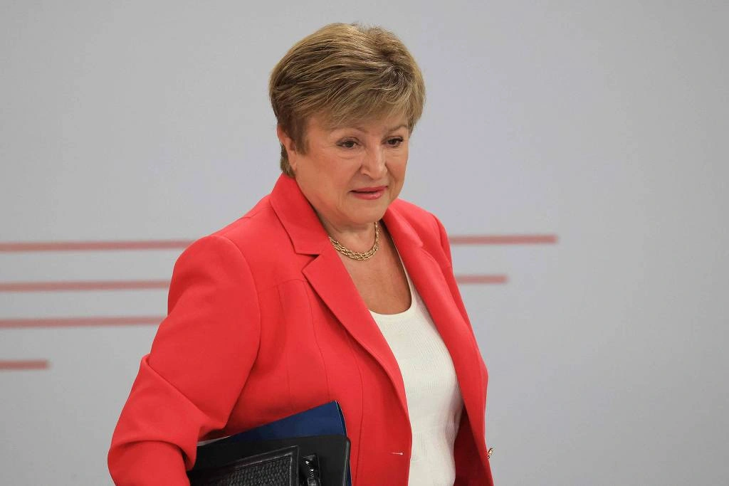 Kristalina Georgieva, economista-chefe do FMI, participa de evento do fundo na França
