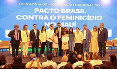Janja participa do lançamento do Pacto Brasil contra o Feminicídio em Teresina
