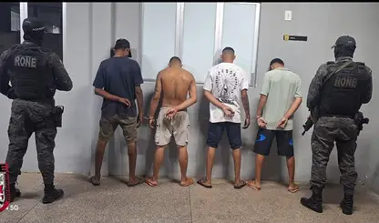 Três suspeitos são presos por homicídios e tráfico durante operação na zona Norte de Teresina