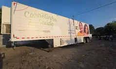 Carretinha da Saúde atende crianças na UBS Santa Bárbara