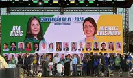 Michelle Bolsonaro é oficializada pré-candidata ao Senado, mas ausência marca convenção do PL