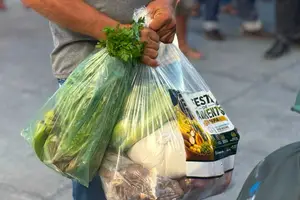 Entrega beneficia moradores com cerca de 400 cestas de alimentos da agricultura familiar (Foto: Reprodução)