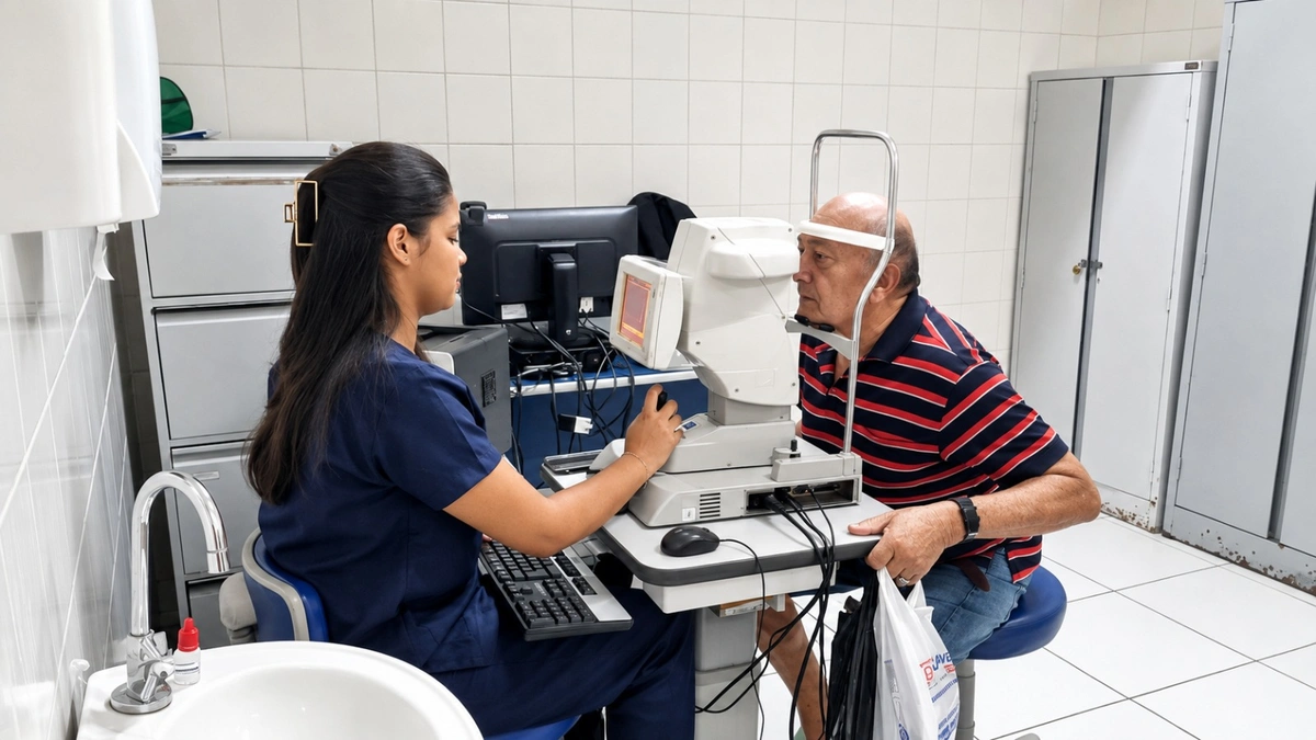 Mutirão para diagnóstico e tratamento de catarata