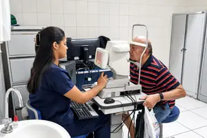 Mutirão para diagnóstico e tratamento de catarata (Foto: Reprodução | Ascom FMS)