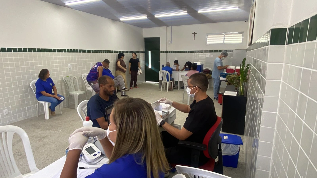Ação de saúde para pessoas em situação de rua