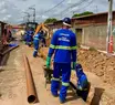 Águas de Teresina realiza obras de expansão da rede de esgosto em bairros das zonas Norte e Sul da capital