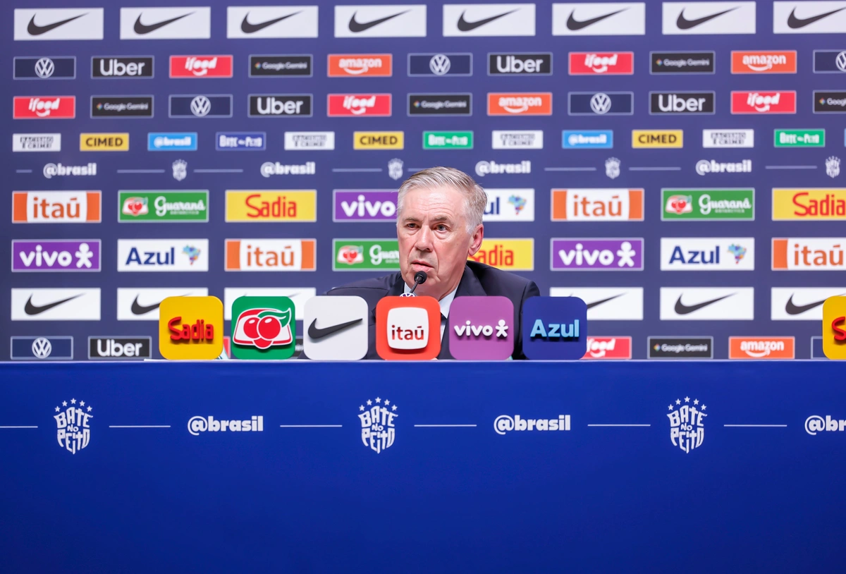 Carlo Ancelotti irá anunciar a lista de convocados da Seleção para os amistosos com Austrália e Índia no dia 9 de setembro