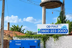 Gerador da Águas do Piauí (Foto: Reprodução | Ascom Águas do Piauí)