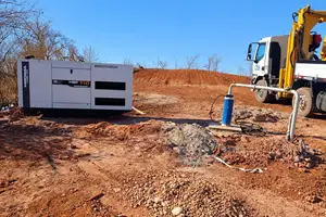 Perfuração de novo poço em Bela Vista do Piauí (Foto: Reprodução | Ascom Águas do Piauí)